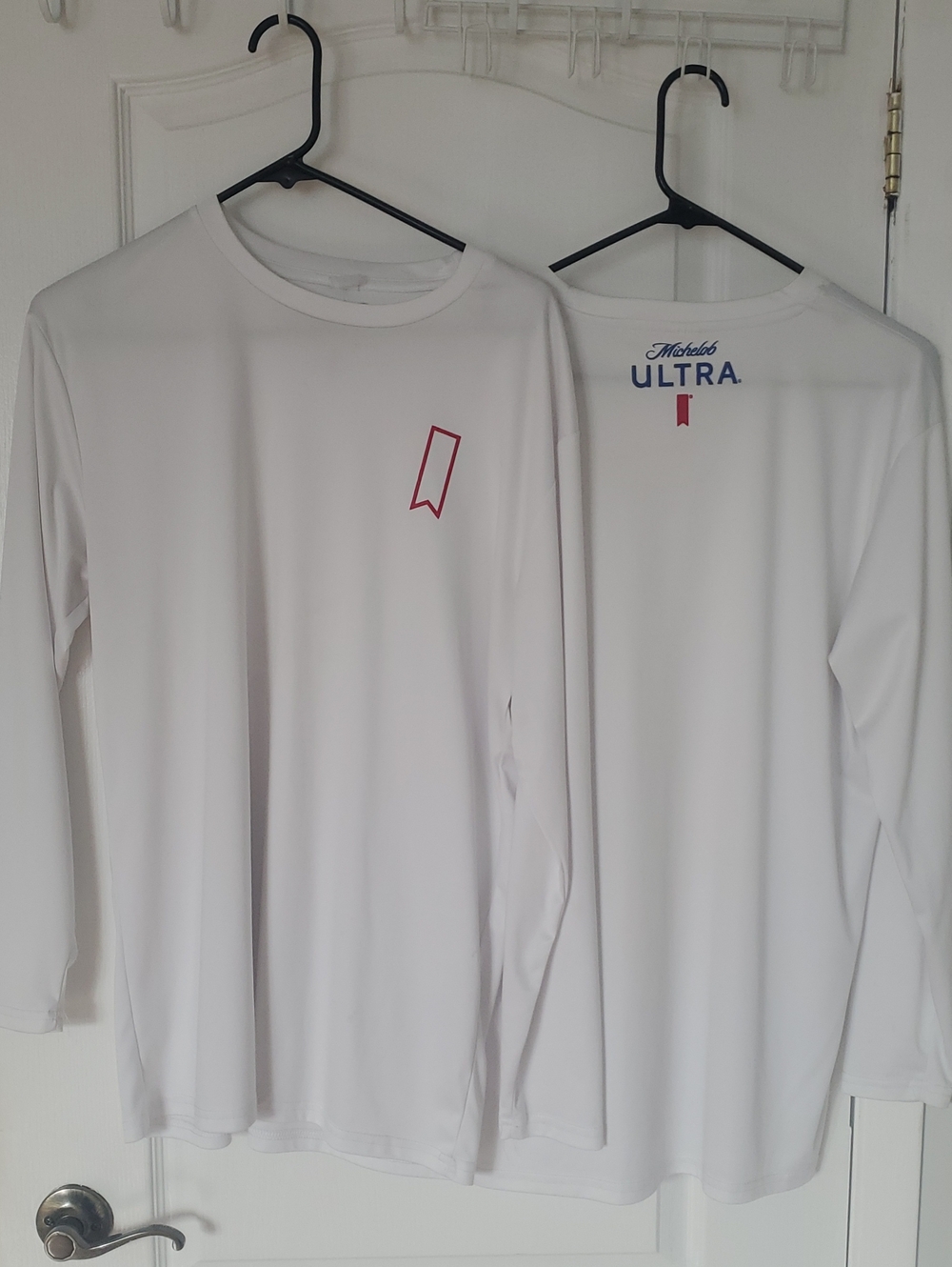 2 Michelob Ultra Long Sleeve Surf Sun Beach UV Protection Shirts